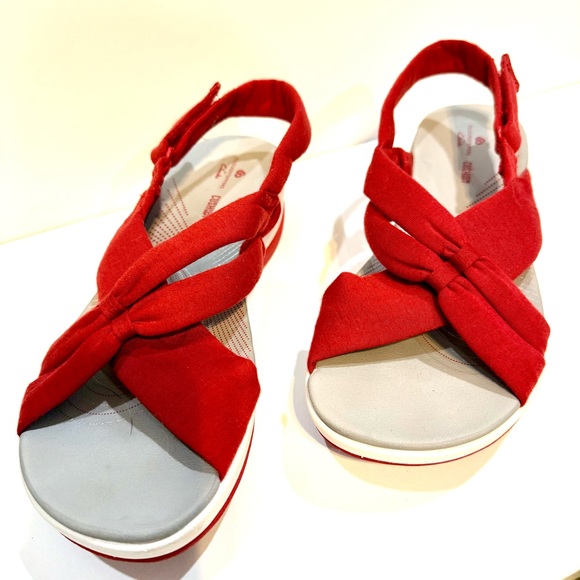 Clarks Shoes - Cloudstepper by Clarks Women 7.5 Slingback Cushion Soft Sandals Vacation Beach